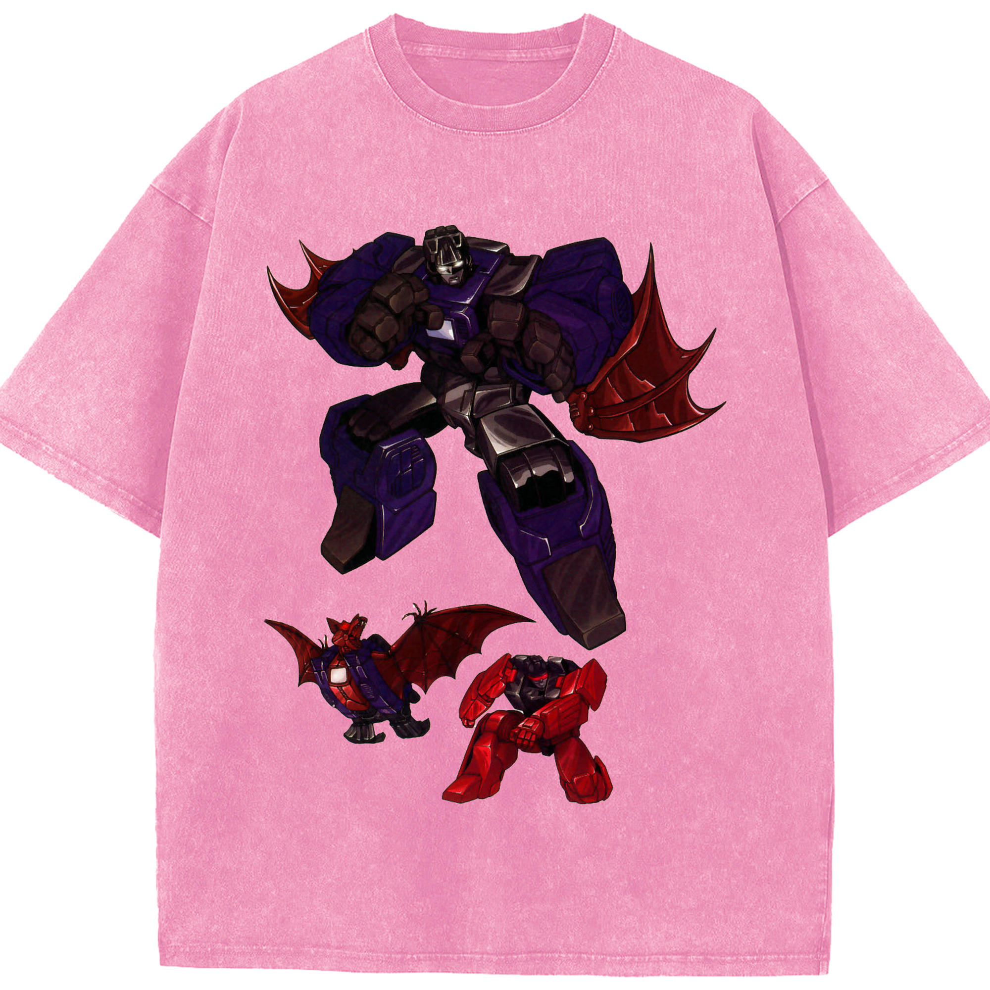（画像用）  綿100% ヴィンテージ風 半袖Tシャツ（フロントプリント）